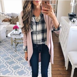 Black & White BP Plaid Button Down Tunic